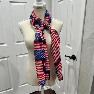 Scarf patriotic lightweight flag USA
